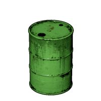 an image of the Palworld structure Green Metal Barrel