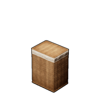 an image of the Palworld structure Caja de mimbre antigua