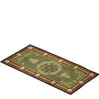 an image of the Palworld structure Antique Green Carpet