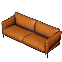 an image of the Palworld structure Leather Couch