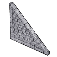 an image of the Palworld structure Stone Triangular Wall