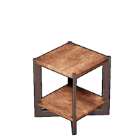 Palworld structure Set de mesas de palo fierro