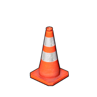 an image of the Palworld structure Traffic Cone