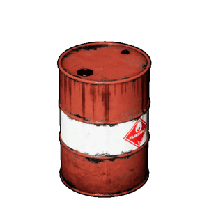 an image of the Palworld structure Red Metal Barrel
