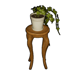 an image of the Palworld structure Houseplant and Chair