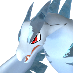 an image of the Palworld creature/palT_BirdDragon_Ice_icon_normal