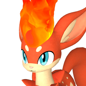 an image of the Palworld creature/palT_FlameBambi_icon_normal
