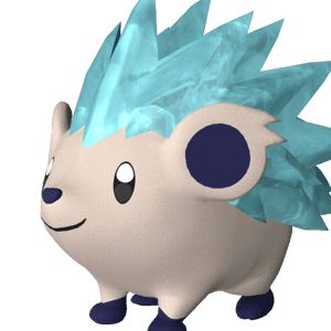 an image of the Palworld creature/palT_Hedgehog_Ice_icon_normal